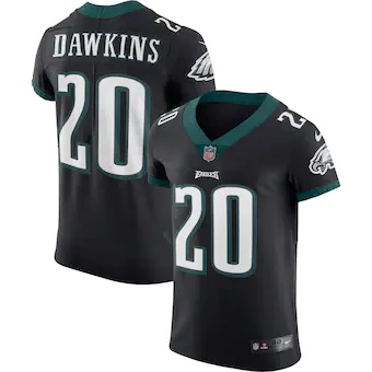 mens nike brian dawkins black philadelphia eagles vapor eli